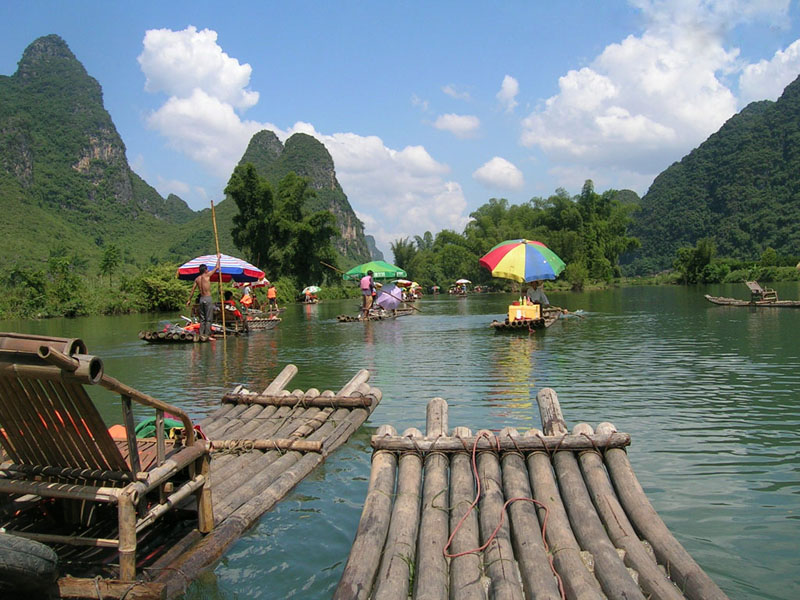 遇龙河漂流